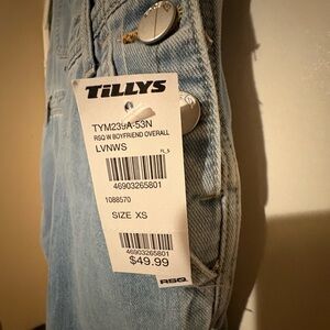 Tilly's Denim Women's Overalls, XS